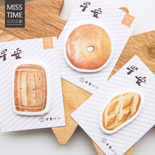 30pages/pc Good Morning Breakfast Memo Pad Sticky Notes Bookmark School Office Supply Note Paper Scrapbooking Sticker
