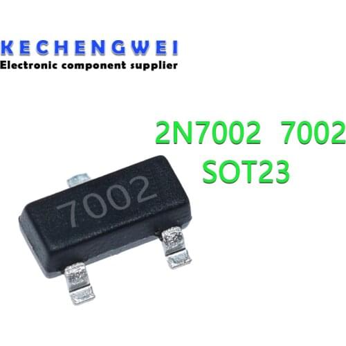 50PCS 2N7002LT1G SOT23 2N7002 SOT SOT-23 SMD 702 MMBT7002LT1G 60 V, 115 mA new and original