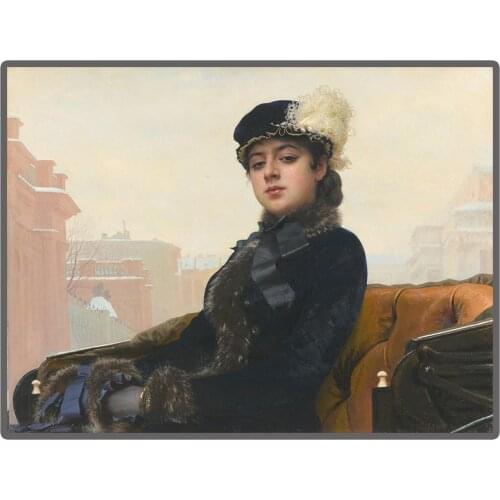 Famous Painting "An Unknown Woman" 5D DIY Diamond Painting Full Square/Round Diamond Embroidery Sale Mosaic Rhinestones Picture