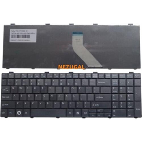 US Keyboard For Fujitsu Lifebook AH530 AH531 NH751 A530 AH502 English Laptop