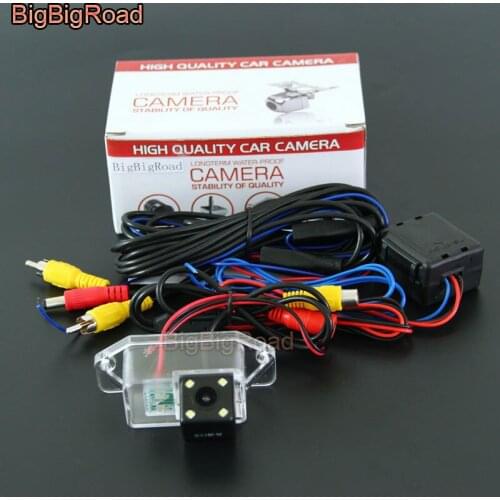 BigBigRoad Car Rear View Reversing backup Camera with Filter / power relay For Mitsubishi Lancer EX Lancer IO 2005 2006-2012