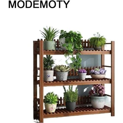 Ladder Mueble Huerto Urbano Madera Rak Bunga Wood Estanteria Para Plantas Shelf Dekoration Outdoor Plant Rack Flower Stand