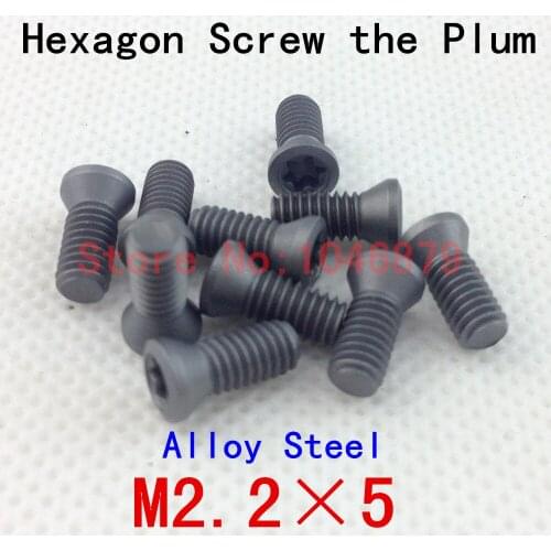 M2.2*5 Hexagonal screws, CNC screws, socket head cap screws, high strength, high hardness within a plum.M2.2*5