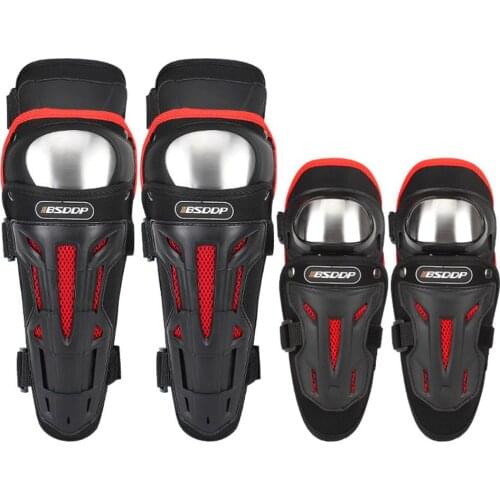 Knee Pads Elbow Pads 4Pcs Protective Elbow Guard and Knee Guards Motorcycle Gear Set Adjustable Knee Cap Pads Protector for Mot