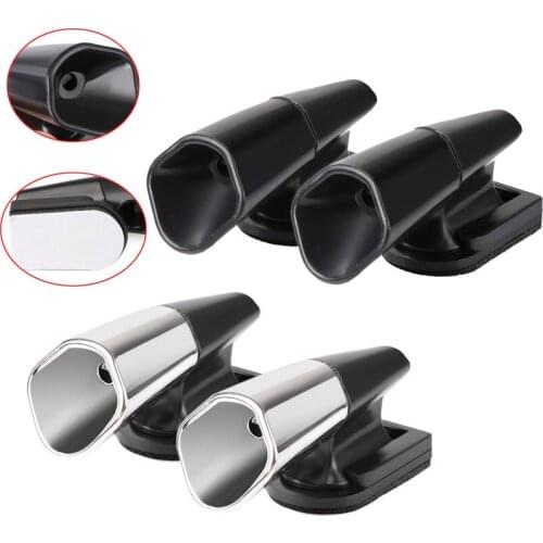 New 2Pcs Car Alarm Alert Animal Efficiency High Quality Functional Warning Deer Whistles Devices For Cars Motorcycles#294455