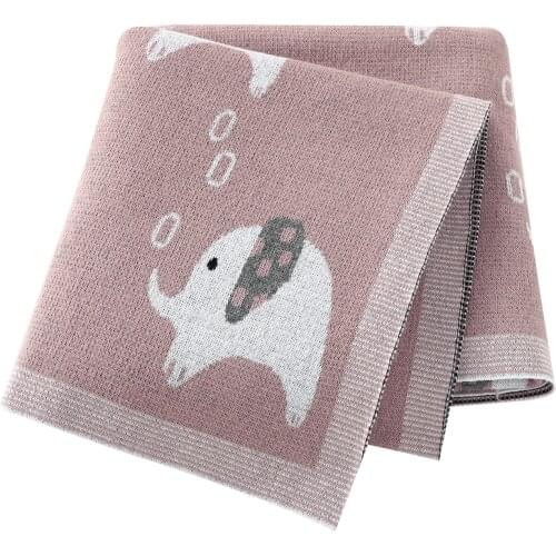 Baby Blankets Knitted 100%Cotton Newborn Boys Girls Sleeping Covers for Stroller Bedding Basket 100*80cm Toddler & Infant Quilts
