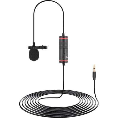 Lavalier Recording Microphone Audio Adapter Kit for DJI Osmo Action Sports Camera Omnidirectional Lavalier Mic Set