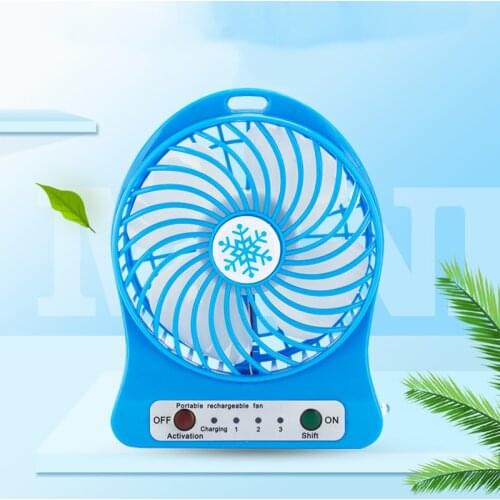 Portable summer electric hand-held mini fan (without battery) Adjustable three gears usb fan