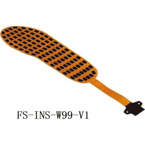 Distributed pressure intelligent multizone thermal force diagram sole soles flat film pressure sensor circuit