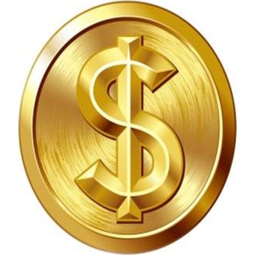 The difference of 1 dollar, as a supplementary difference of the total amount