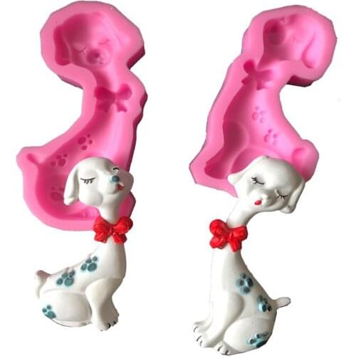 Aouke DOG silicone mold fondant cake mold chocolate fudge utensils kitchen baking mold A074