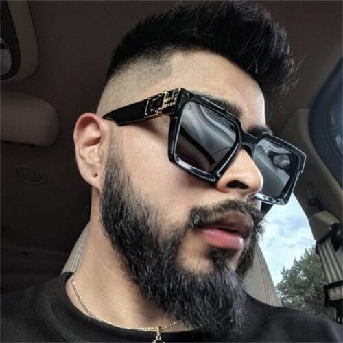 Male Red Square Sunglasses International Famous Brands Driver Shades Cool Summer Mirror Vintage Womens Sun Glasses UV400 Oculos