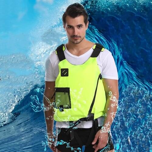Adult Professional Oblique Zipper Life Jacket EPE High Density Buoyancy Life Jacket Snorkeling Drifting Buoyancy Life Jacket New