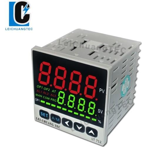 0-10V input LED display PID Temperature controller 72x72mm, SSR/Relay/4-20mA/0-10V output
