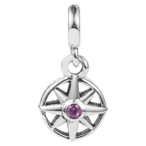 2021 My Compass Dangle Charm 100% 925 Sterling Silver Jewelry For Women Beads For Jewelry Fits Me Small Necklace Bracelets