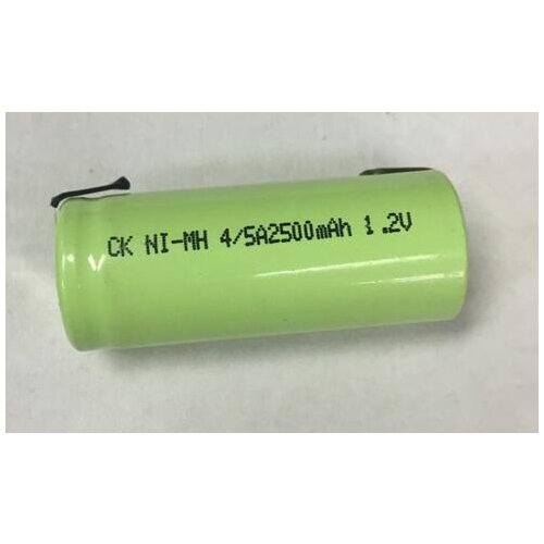 10PCS 1.2V 4/5A rechargeable battery 2500mah 17430 4/5 A ni-mh nimh cell with welding pins for Braun