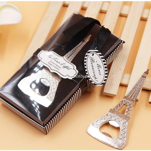 600pcs Eiffel Tower Design Bottle Openers Party Favors Wine Openers Beer Bottle Opener Wedding Gift Romantic Nice Opener