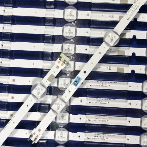 8pcs LED strip for Samsung50" 49" UN49j5200AG UN49J5290AF E306084 49 FHD-R-180319-JEDI FHD-L-180319 BN96-46572A BN96-46573A