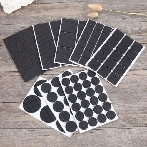 Best-selling Self Adhesive Furniture Leg Feet Rug Felt Pads Anti Slip Mat Bumper Damper For Chair Table Protector Hardware