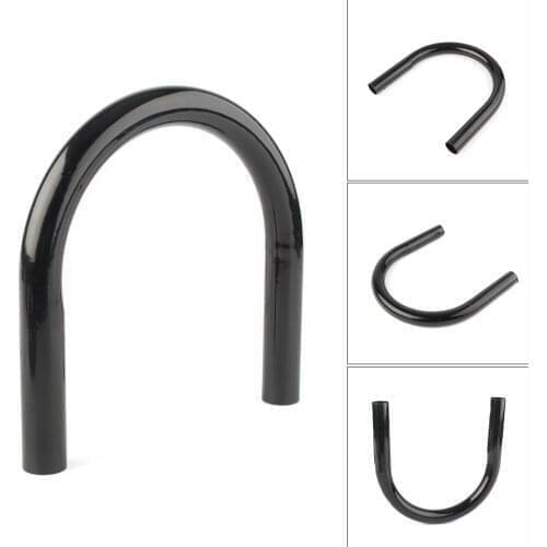For Honda Yamaha Suzuki Cafe Racer Seat Frame Hoop Loop End Brat 175mm Black Motorcycle Accessories