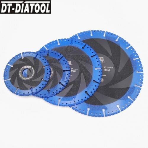 DT-DIATOOL 1pc Vacuum Brazed Diamond Demolition Saw Blade Cutting Disc Multi Purpose Rescue Diamond Blade Rebar Iron