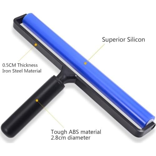 EHDIS 12 inch Silicone Paint Roller Car Tinting Squeegee Window Tint Scraper Foil Film Vinyl Wrap Tool Household Cleaning Tools