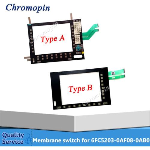 Membrane switch for 6FC5203-0AF08-0AB0 6FC5 203-0AF08-0AB0 6FC5203-0AF08-0AB2 6FC5 203-0AF08-0AB2 SINUMERIK TP 015A