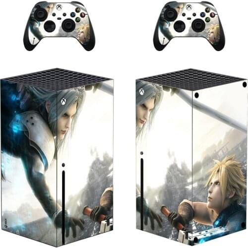 Final Fantasy Skin Sticker Decal Cover for Xbox Series X Console and 2 Controllers Xbox Series X Skin Sticker Vinyl