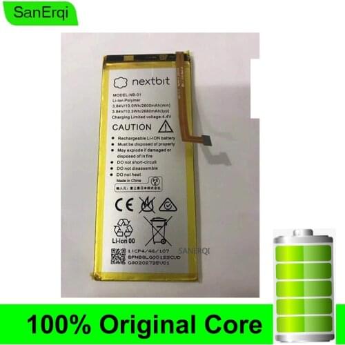 NB-01 For Nextbit Robin Battery 3.84V 2680mAh/10.3Wh Batteries Replacement High Quality
