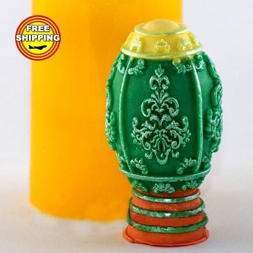 New Year Pattern Egg Mold Food-grade Molds Silicone Mould Mold Candle Molds for Soap Making Moulds Easter Mould Silicone PRZY