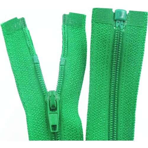 3# Opening Nylon Zippers Tail Resin 20Cm-60Cm Suitable For Clothing 50Pcs