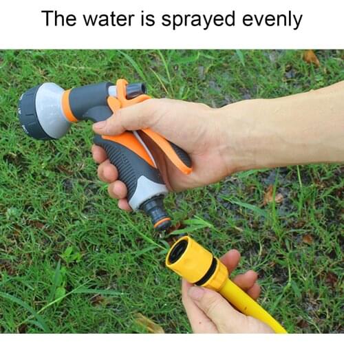 8 Mode Water Spray Bottle Mist Gun Modes Home Tools Accessories Watering Gun Garden Hose Spray Nozzle Plant Yard Car Washer
