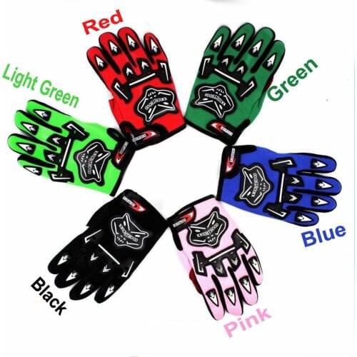 S/M/L Racing gloves Protective gloves for YOUTH/PEEWEE kids motorcycle Bicycle Dirt Pit Bike Poceket bike Motorbike ATV/QUAD