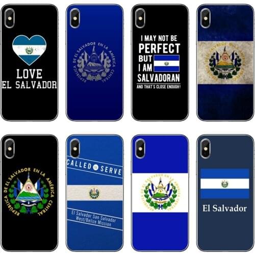 El Salvador Flag Silicone Phone Case For Huawei P30 P20 Pro P10 P9 P8 Lite Y5 Y6 Y7 Y9 Prime P Smart Plus 2018 2019