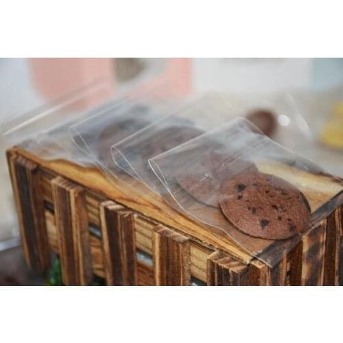 Wedding gift bag 7cm*7cm Free Shipping 1000PCS Clear Packaging Bags Plastic Cookie Biscuit Packing Cake Macaron Bag