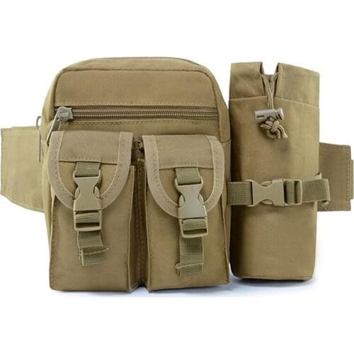 Tactical Pocket Camouflage Keettle Pockets Multi-Function Tactical Mobile Phone Case Bag Outdoor Sport Hiking Hunting Kettle Bag