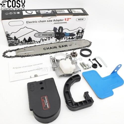 11.5inch Electric Chainsaw Bracket Adjustable Universal M10/M14/M16 Chain Saw Part Angle Grinder Into ChainSaw Power Tool