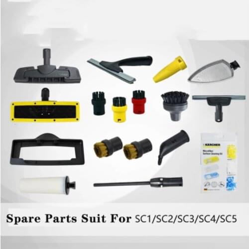 Steam Cleaner Spare Parts and Accessories For KARCHER SC1/SC2/SC3/SC4/SC5 Steam Cleaner Slit/scraper/Spray Round Brush