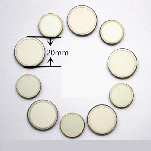 10pcs / 20pcs Atomizer Parts Humidifier Atomizing Chip Ultrasonic High Frequency Oscillating Piece Accessories Diameter 20mm