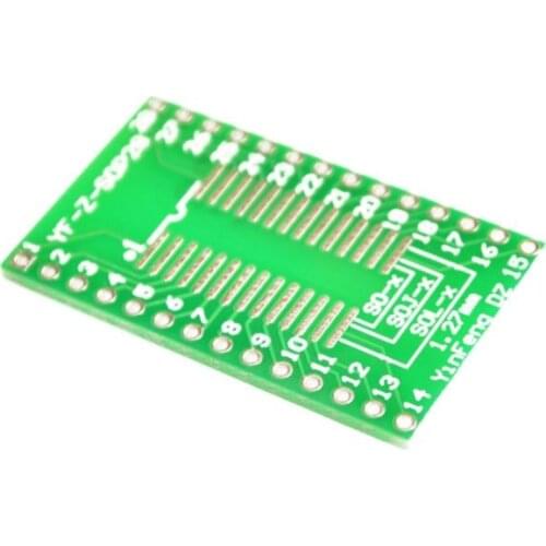 10pcs/lot SOP28 SSOP28 TSSOP28 SOP TO DIP 0.65/1.27mm IC adapter Socket / Adapter plate / PCB