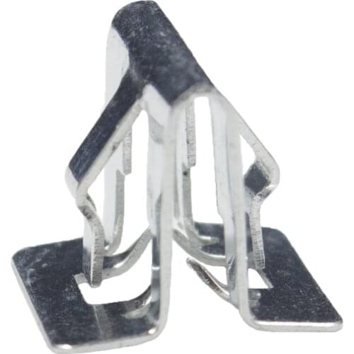 100pcs Car DVD CD Player Console Trim Panel Universal Fastener Control Panel Dashboard U Type Metal Clip