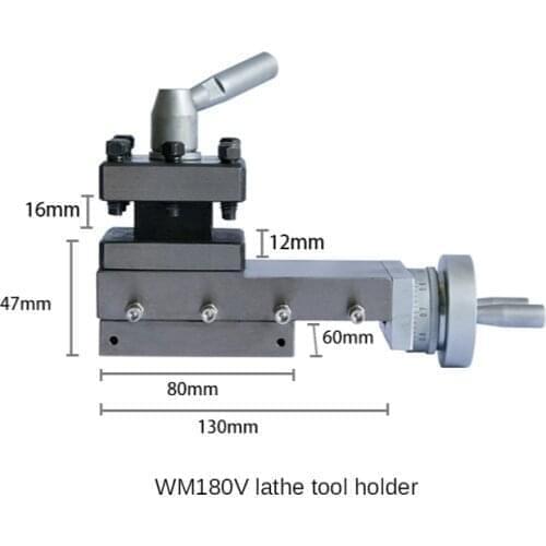 180 210 Lathe Tool Post WM180V /PL180V/Square Tool Post Lathe Accessories