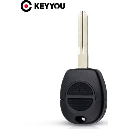 KEYYOU good quality 2 Buttons Remote Car Key Shell Fob Case For Nissan Micra Almera Primera X-Trail Replacement