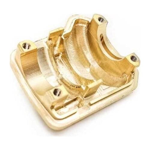 2pcs TRX4 Brass Diff Cover Case Front & Rear 8241 8242 for Traxxas TRX-4 1/10 RC Crawler Car