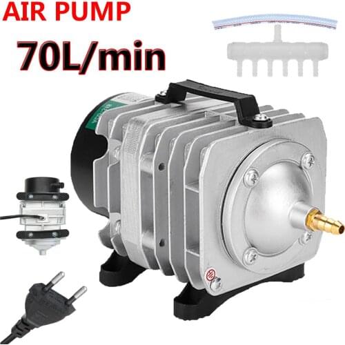 35W 220V 70L/min Air Compressor ACO-318A Electromagnetic Aquarium Pump Oxygen Aquarium Fish Pond Compressor