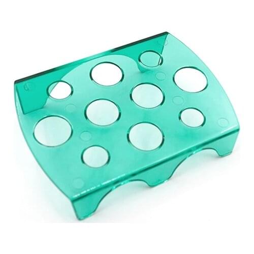 Acrylic 10 Holes Container Stand Tattoo Pigment Accessories Supplies Tattoo Glass Ink Cup Holder for Permanent Makeup Use