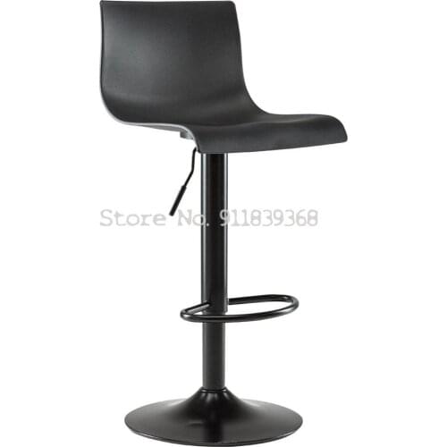 Bar Chair Simple High Stool Front Desk Bar Chair Rotary Lift High Stool Home Bar Stool Back Bar Chair