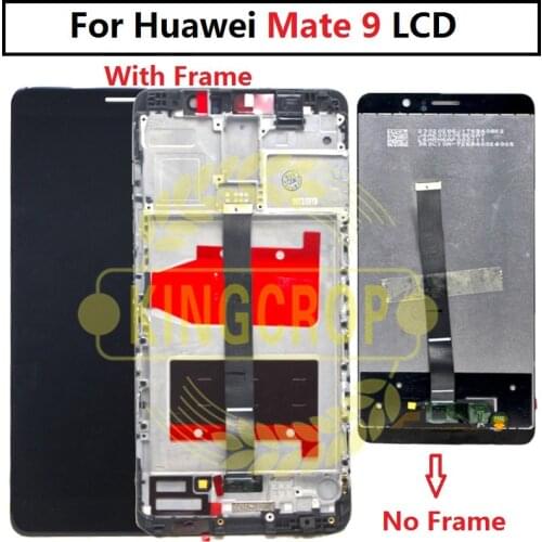 For Huawei Mate 9 LCD with frame Display +Touch Screen Sensor Complete Digitizer Glass Assembly Replacement For Mate 9