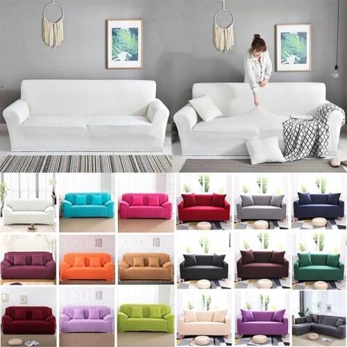 Sofa Cover for Living Room Elasticity Non-slip Couch Slipcover Universal Spandex Case for Stretch Sofa Cover 1/2/3/4 Seater