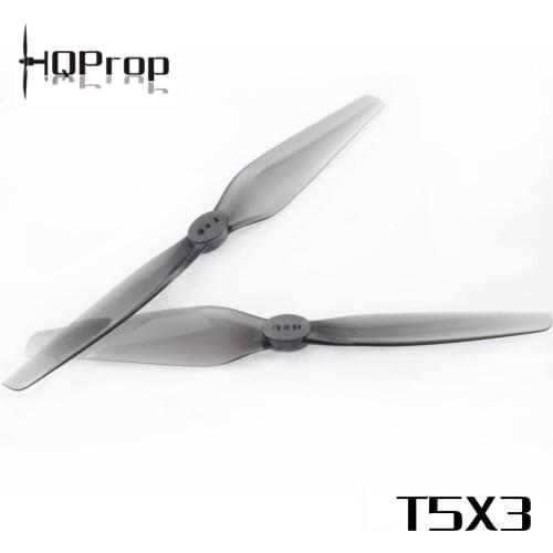 HQPROP T5X3 Grey 5030 2-Blade PC Propeller for RC Toothpick FPV Racing Freestyle 5Inch 4S 6S Drones